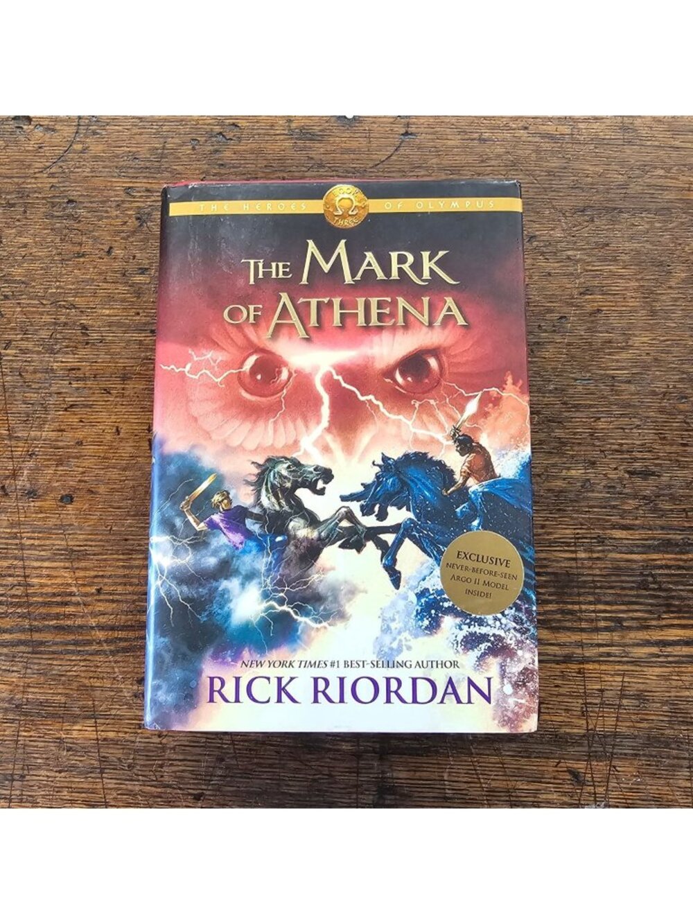 The Mark of Athena Hardcover Rick Riordan First Edition Heroes of Olympus Book 3
